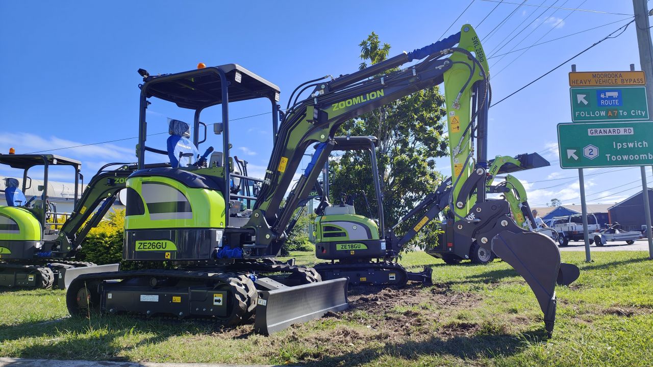 Zoomlion 2.65t Mini Open Cab Excavator-spartan Machinery For Sale At ...