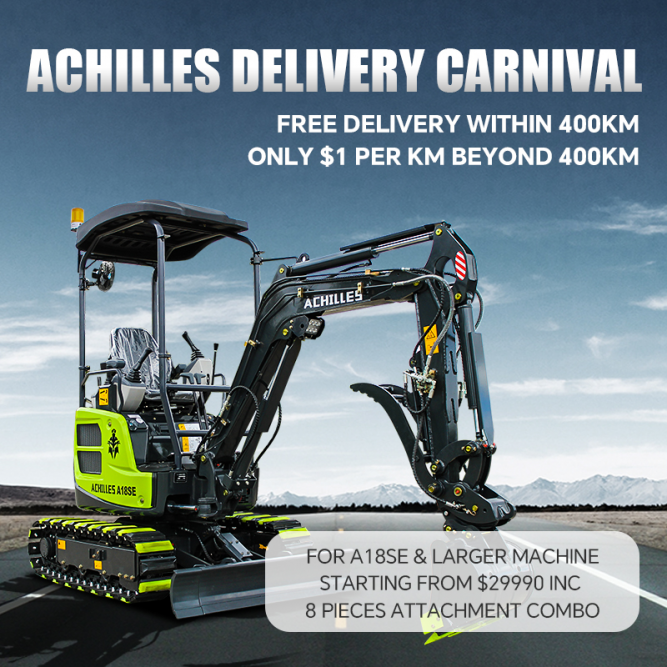 Achilles Machinery leads the way in loader and mini excavators image